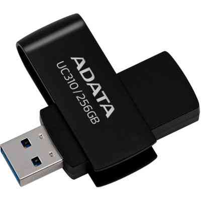 USB флеш накопитель ADATA 256GB UC310 Black USB 3.0 (UC310-256G-RBK) Винница