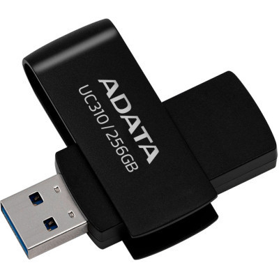 USB флеш накопитель ADATA 256GB UC310 Black USB 3.0 (UC310-256G-RBK) Винница - изображение 1