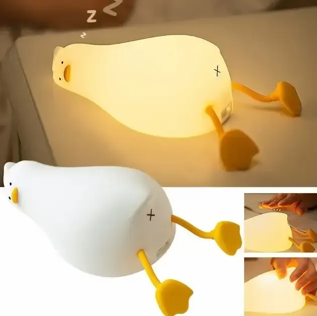 Ночник беспроводной силиконовый Уточка 16x10x6см Коломия - фото 5