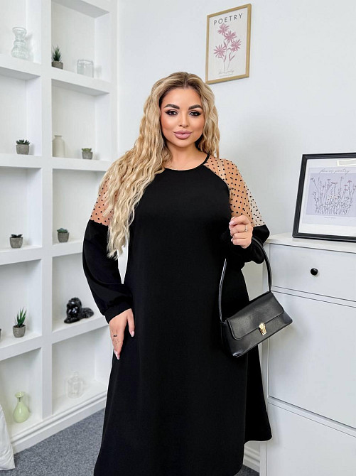 Женское платье со вставками из сеточки Одесса - изображение 4