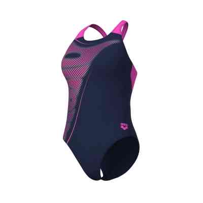 Купальник Arena Bright Glare Swimsuit V Back 008930-790 фіолетовий 42 (3468337533757) Вінниця