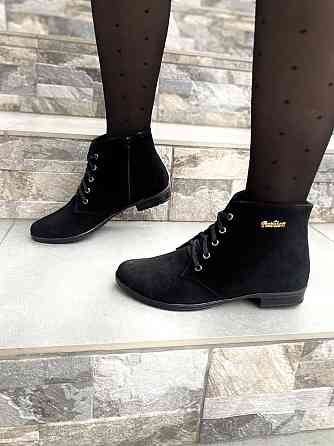 Черевики жіночі ARLETT чорні натуральна замша 37р.-24см 38р.-24.5см (1193) Коломия