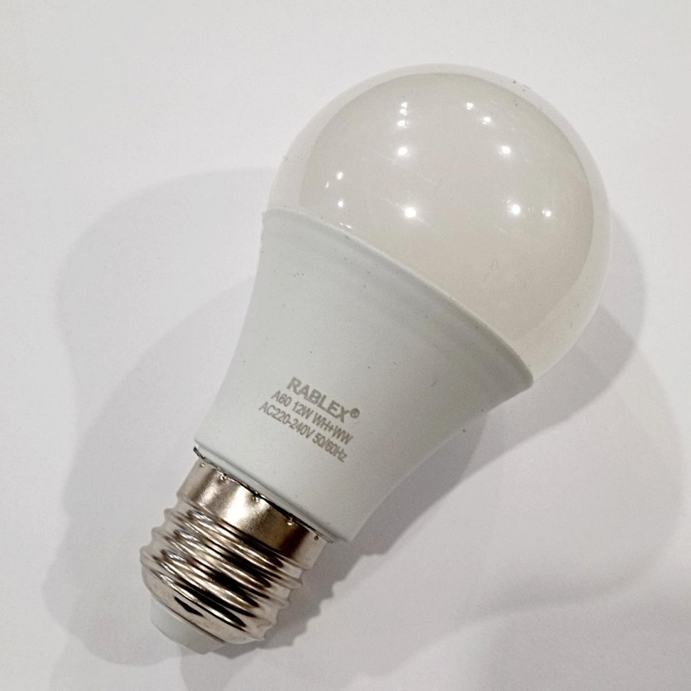 Світлодіодна LED лампочка Rablex RB506 з рег. кольору світіння/ E27 / 12Вт/ 3000K-6200K Дніпро - фото 3