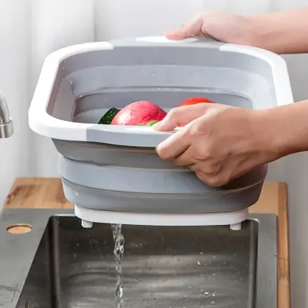 Разделочная доска 2 в 1 Chopper Доска-миска , доска контейнер, силиконовая доска Коломия