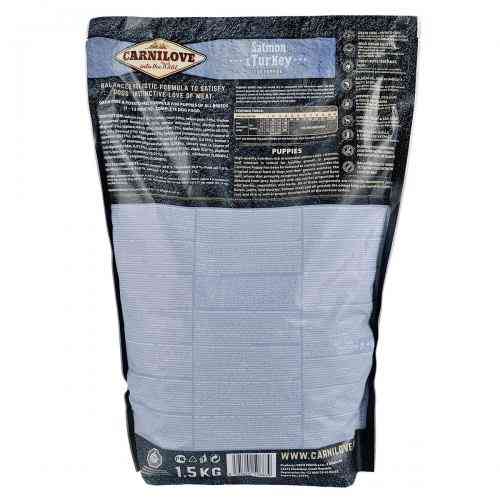 Корм сухой Carnilove Puppy Salmon and Turkey для щенков всех пород с лососем и индейкой 1,5 кг Киев
