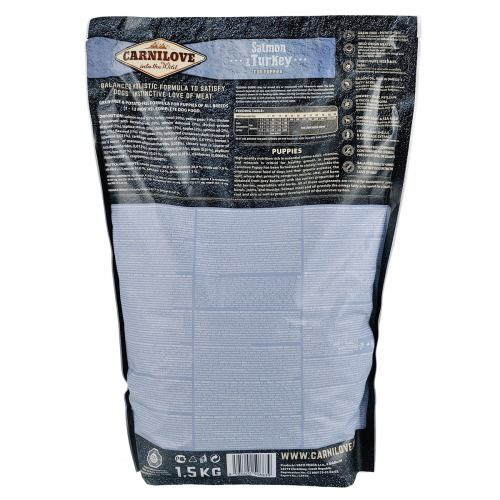 Корм сухой Carnilove Puppy Salmon and Turkey для щенков всех пород с лососем и индейкой 1,5 кг Киев - изображение 4