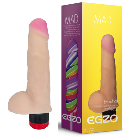 Вібратор EGZO Ciberskin V004 ( 17,6 см х 4,2 см ) Sex Aura Київ