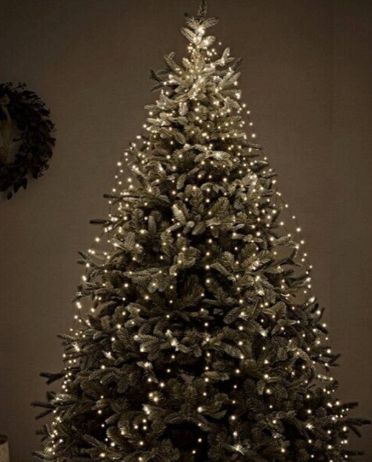 Гірлянда світлодіодна роса кінський хвіст дріт 400 LED 3м 10 ниток (Жовтий) від USB Вінниця - фото 1