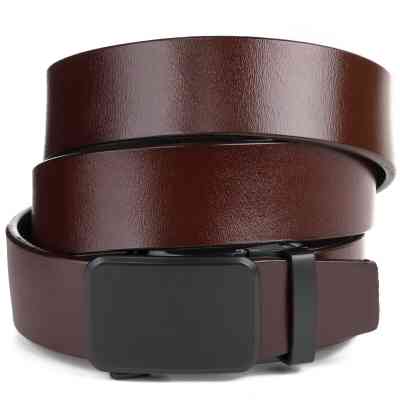 Ремень Vintage Мужской с автоматической пряжкой Коричневый (20271) Винница