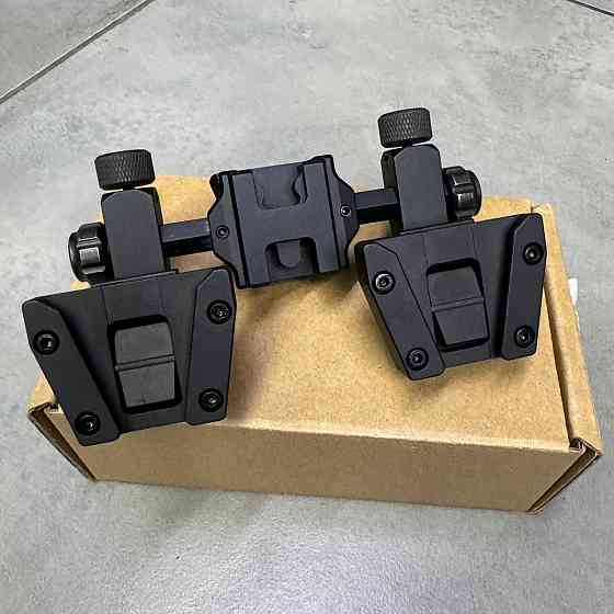 Крепление для ПНВ двойное Spina Optics Binock CL24-0251, тип крепления Wilcox для NVG30, совместимо с L4G24 Solmir Киев