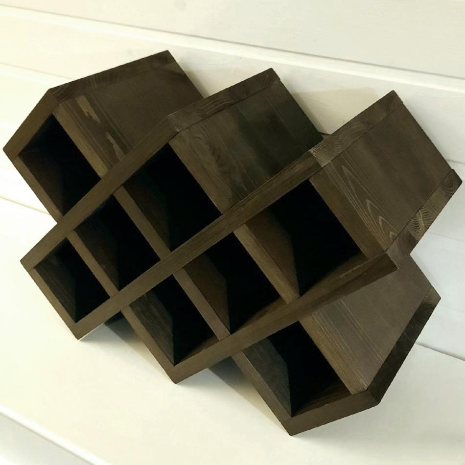 Настільна винна полиця "Ратон" мокко Миколаїв - фото 1