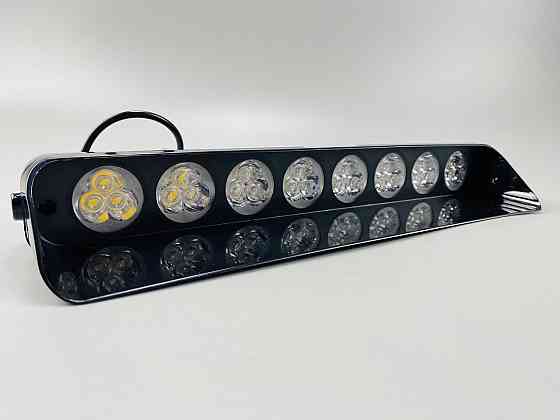 Маячок проблисковий S10 стробоскоп автомобільний 9-80V 24 led діодів помаранчевий спалах, стробоскоп під скло Мукачево