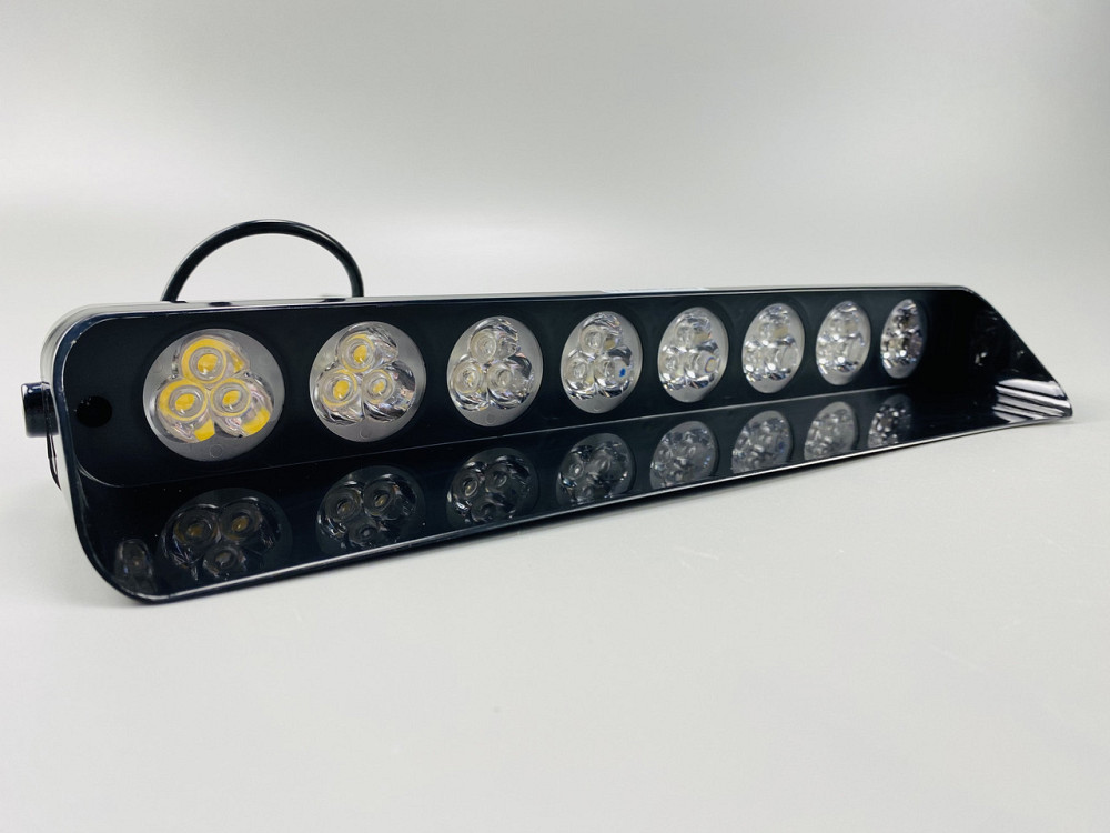 Маячок проблисковий S10 стробоскоп автомобільний 9-80V 24 led діодів помаранчевий спалах, стробоскоп під скло Мукачево - фото 4