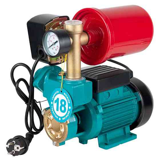 Станція 0.37 кВт Hmax 32м Qmax 40 л/хв (вихровий насос) 1 л AQUATICA AUTOGPa125ZA (776016) Київ