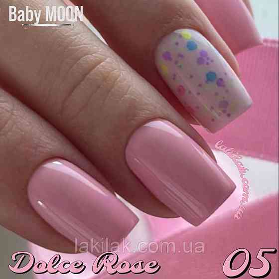 Гель-лак BABY MOON Dolce Rose №05 рожевий зефір, 6 мл Херсон