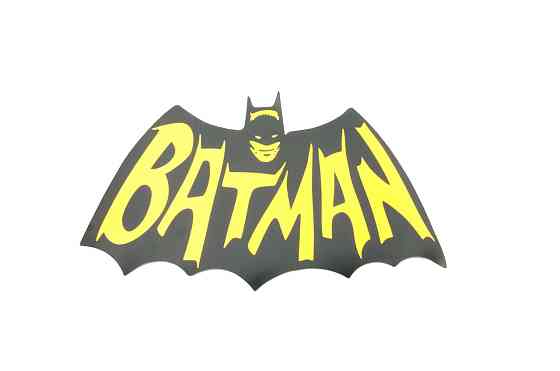 Наклейка логотип BATMAN (17х10см) (#5930) Мукачево