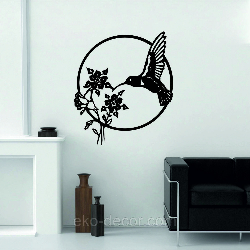 Декоративне настінне 3D Панно «Колибри» Декор на стіну з об'ємом Київ - фото 4