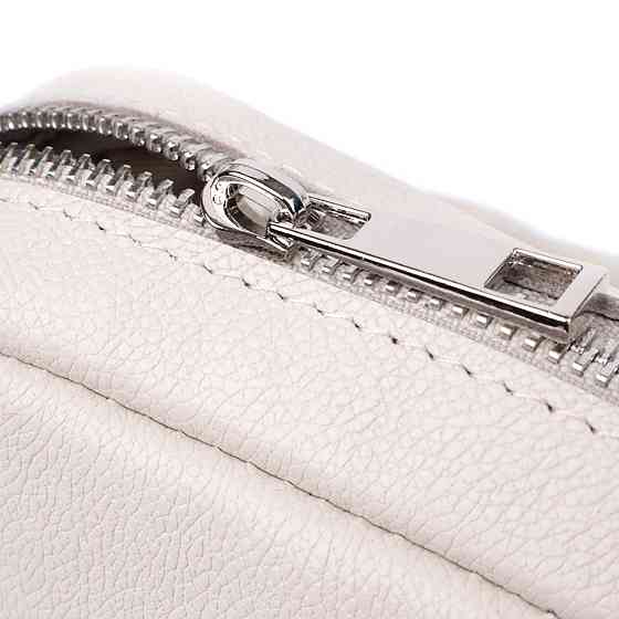 Класична жіноча сумка крос-боді з натуральної шкіри Shvigel 22839 Бежева Київ