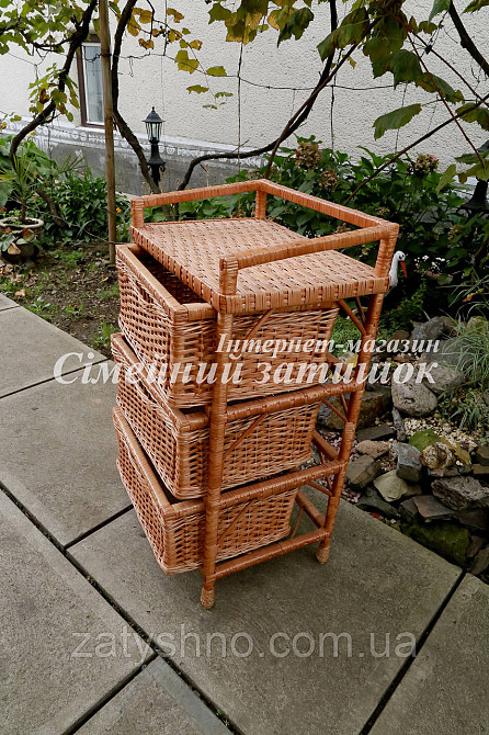Комод из лозы на 3 шухляды Киев - изображение 6