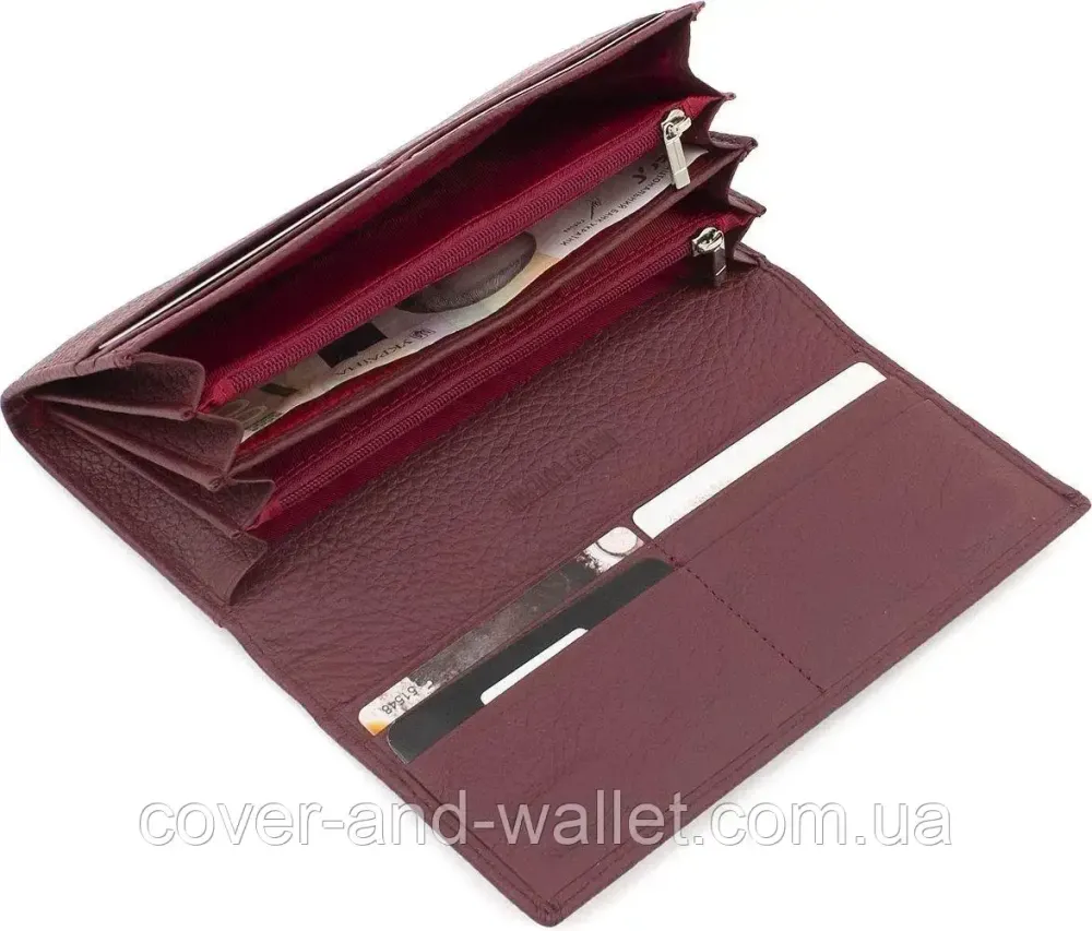 Классический женский кошелек из натуральной кожи Marco Coverna 501 Киев - изображение 5