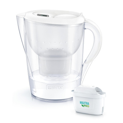 Фильтр-кувшин Brita Marella XL Memo MXPro 3.5л (2л води) з фільтр-картриджем, білий (1052778) Винница - изображение 1