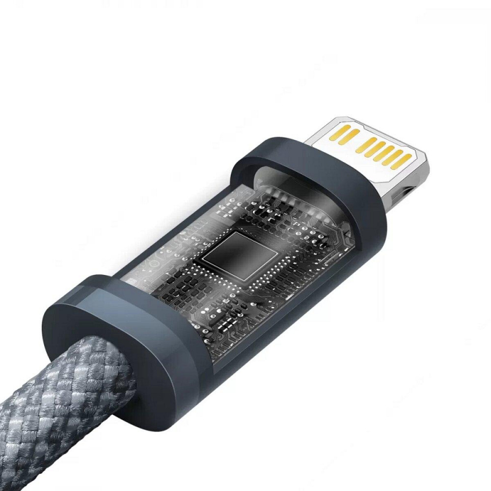 Кабель Type-C - Lightning Baseus Dynamic Series для швидкого заряджання та передачі даних 20W 1m Slate Gray CALD000016 Одеса - фото 4
