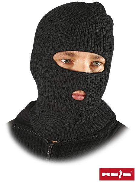 Балаклава, підшоломник зимовий на два отвори, чорний, подвійна в'язка Київ - фото 1