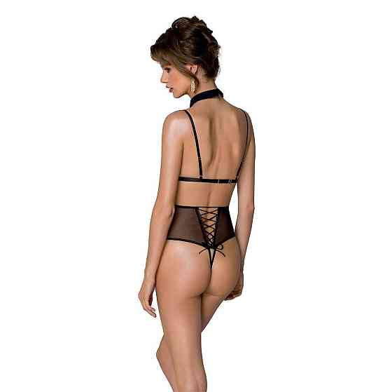 Боді Passion DOMINICA BODY S/M, beige Sex Aura Київ