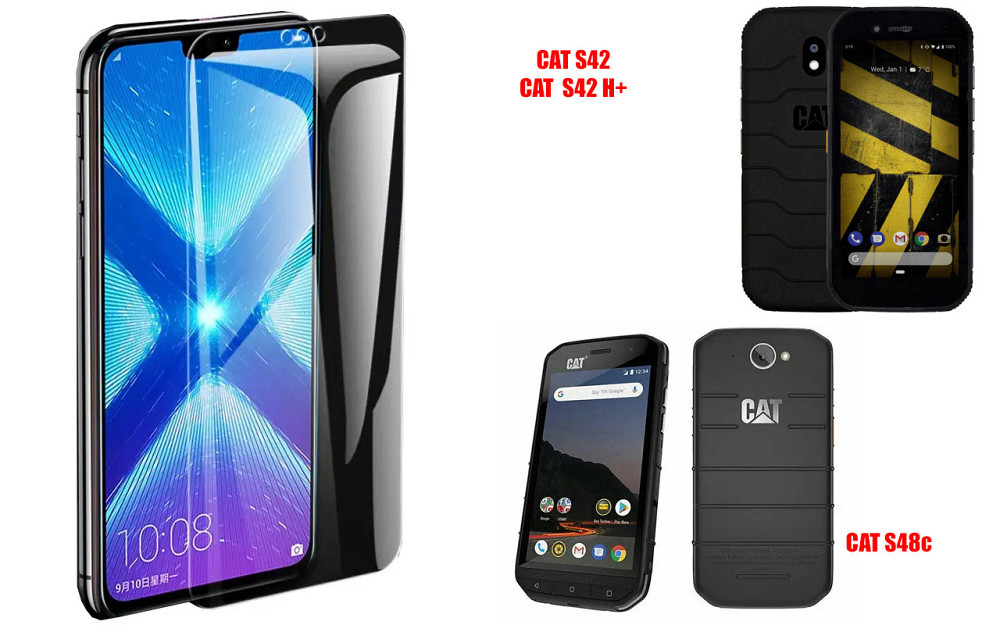 Защитное стекло NeoGlass для CAT S42, S42 H+, S48c – ультрапрозрачное и устойчивое Киев - изображение 2