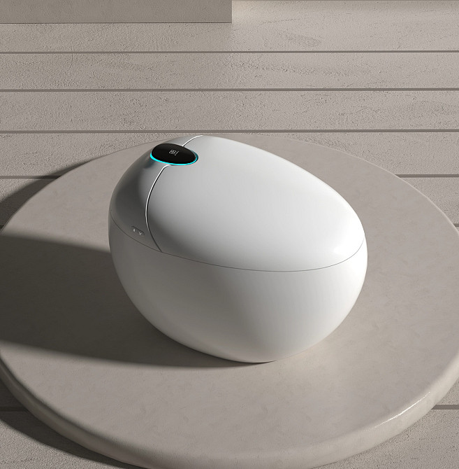 Розумний смарт унітаз GYE 964F з автоматичним відкриттям, підігрівом сидіння, нічним підсвічуванням та УФ-стерилізацією Київ - фото 1