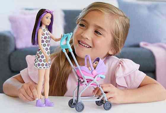 Игровой набор Кукла Барби Няня с куклой, тележкой и малышом Уценка. Харьков