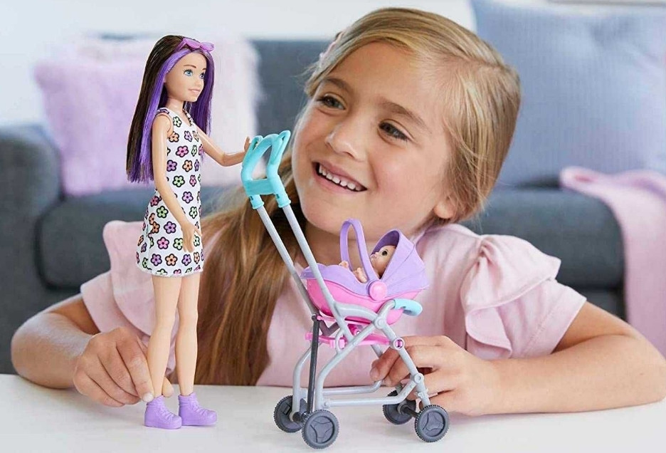 Игровой набор Кукла Барби Няня с куклой, тележкой и малышом Уценка. Харьков - изображение 1