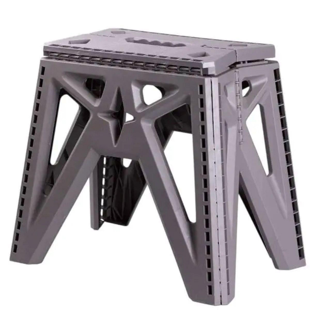 Складна пластиковий табурет для кемпінгу SJ-0102G Київ - фото 1