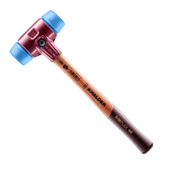 Молоток HALDER Simplex 3001 насадки із синього поліуретану Одеса