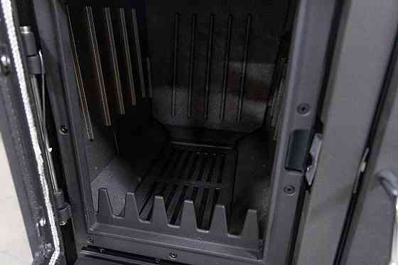 Піч-кухня чавунна Hosseven 4013 з духовкою та варильною поверхнею 8 кВт до 60 м2 опалювально-варильна піч на дровах Туреччина Київ