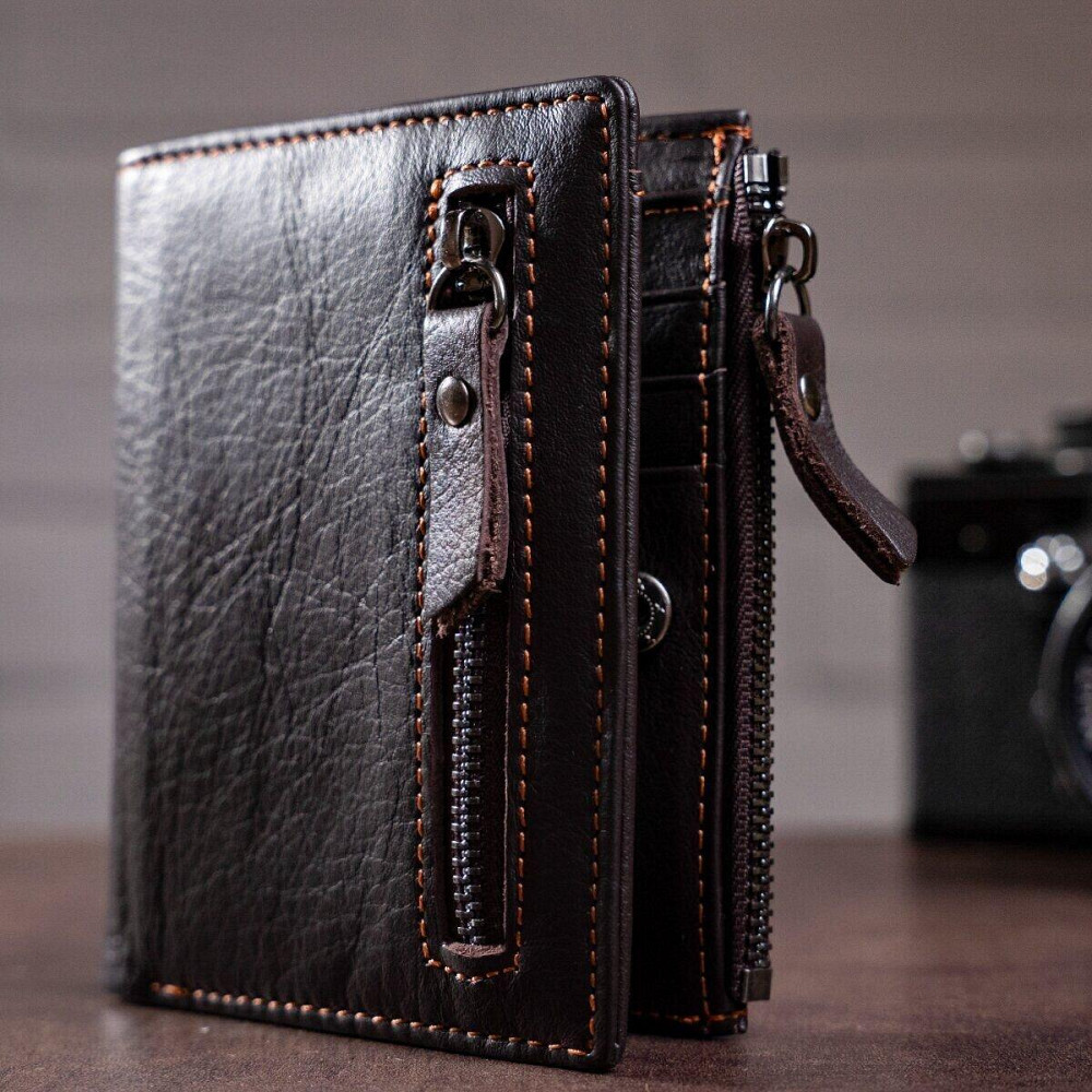 Гаманець чоловічий Vintage 14687 Коричневий Київ - фото 8