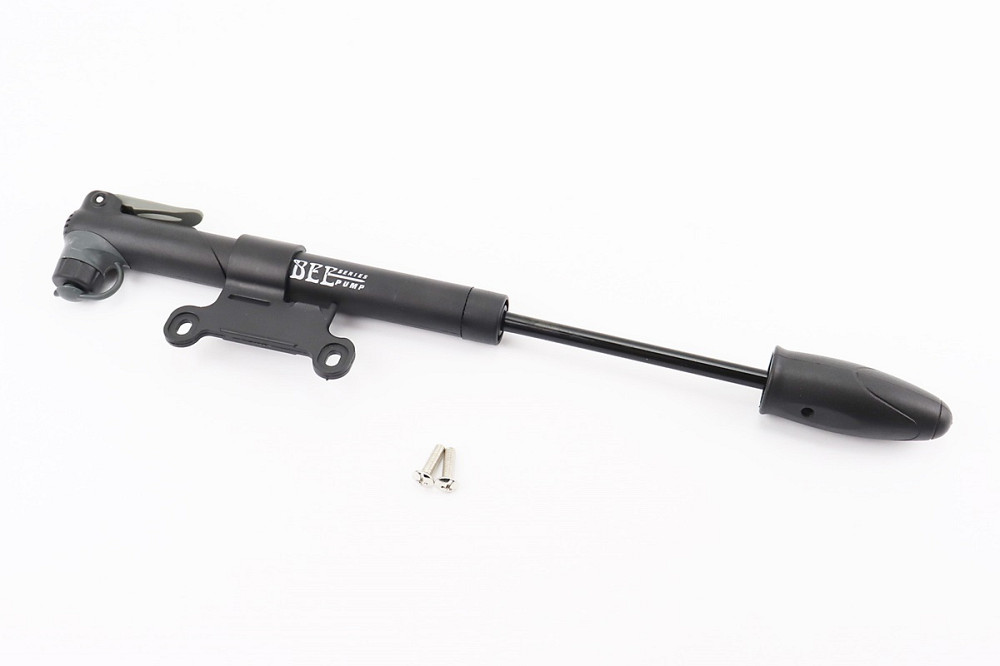 Насос пластмасовий, універсальний під штуцера Schrader&Presta, чорний M21-02 Киев - изображение 2