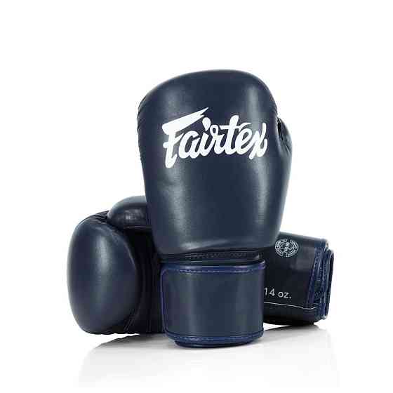 Боксерські рукавиці Fairtex BGV27 Blue 16 унцій (бинти в комплекті) Кам'янське