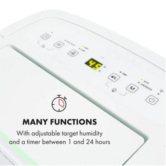 Осушитель воздуха KLARSTEIN DryFy Connect 30 WiFi, 30 л/сутки, 5 л, до 30 м2 Киев