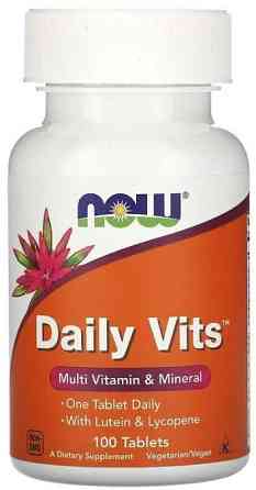 Мультивітаміни і мінерали  Now Foods Daily Vits 100 таб Київ