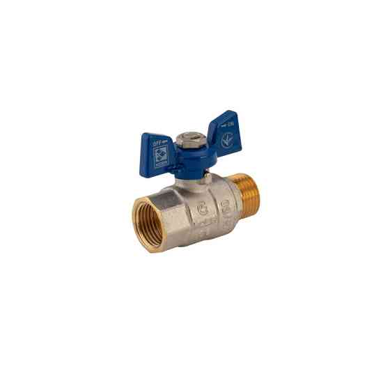 Кран кульовий Koer 1/2" ГШМ (KR.218.B) синій (KR2722) Київ