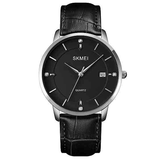 Skmei 1801LSIBK Silver-Black Leather SBR Киев