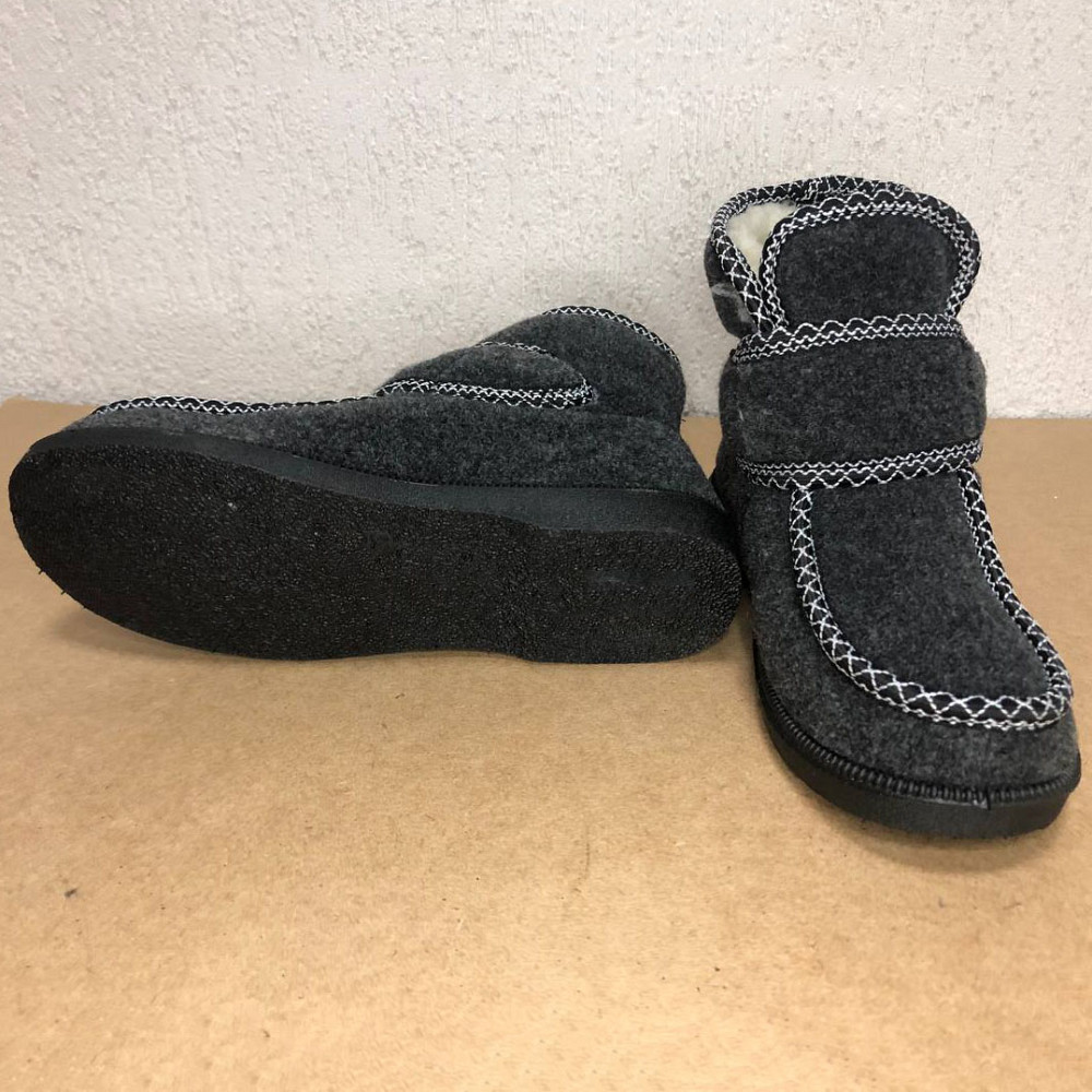 Валянки шиті, Бурки жіночі хутряні, Калоші зимові, Калоші жіночі черевики з нейлону PH-34 Львів - фото 7