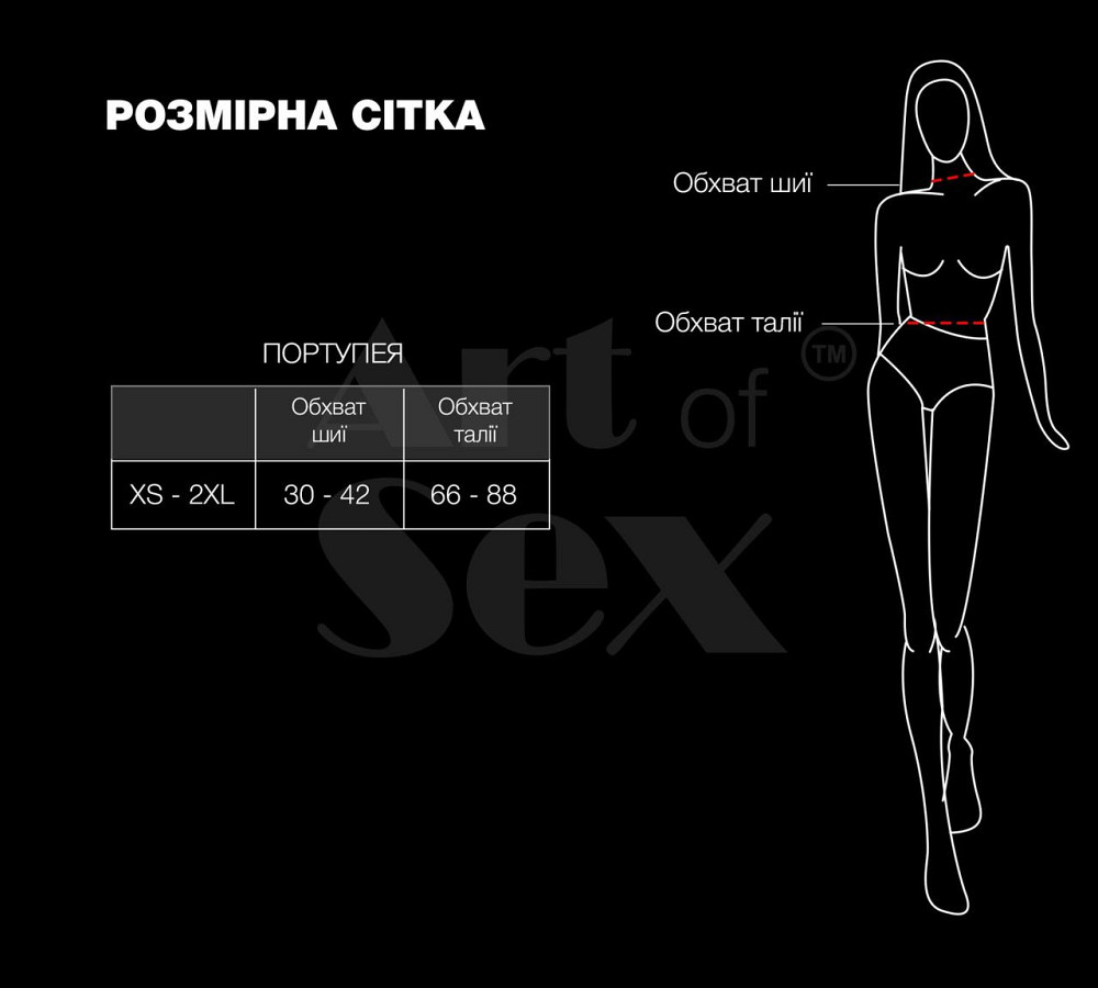 Жіноча портупея з шипами Art of Sex - Milana, екошкіра, розмір XS-2XL, колір білий Sex Aura Київ - фото 5