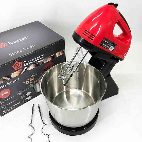 Міксер для збивання кремів Domotec R6637R 2 л 250 W, Електричний міксер ручний Кулінарний VS-29 Івано-Франківськ