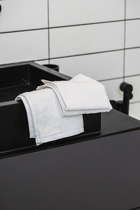 Ecotton Комплект рушників Ecotton 30х30 см махрові 6 шт. серветки для рук 380 г/м² білий White Коломыя - изображение 4