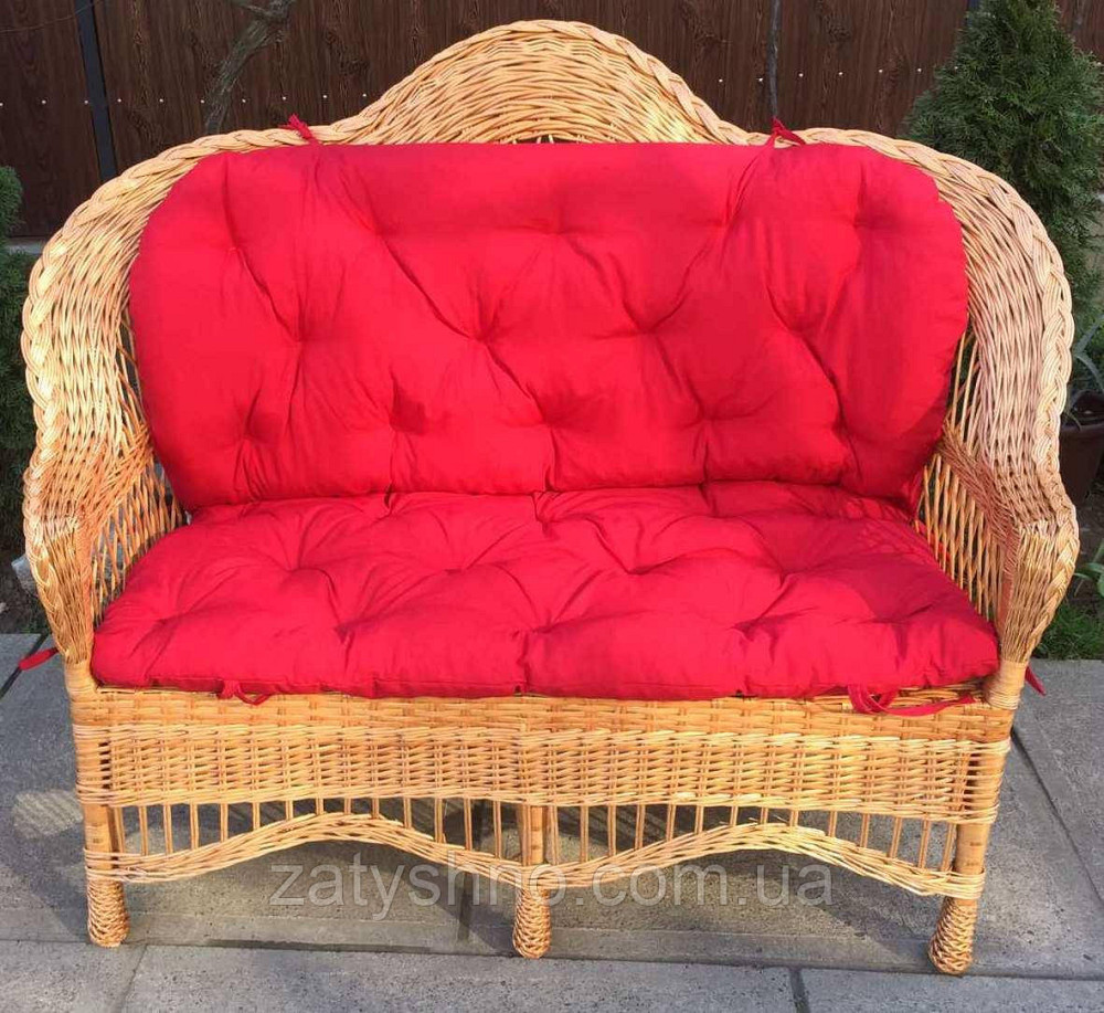 Диван плетений з накидкою великий Київ - фото 2