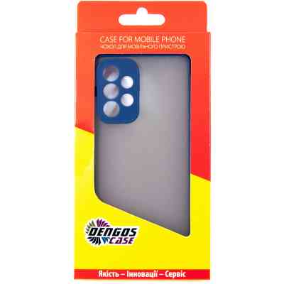 Чохол до мобільного телефона Dengos Matte Samsung Galaxy A53 (blue) (DG-TPU-MATT-101) Вінниця
