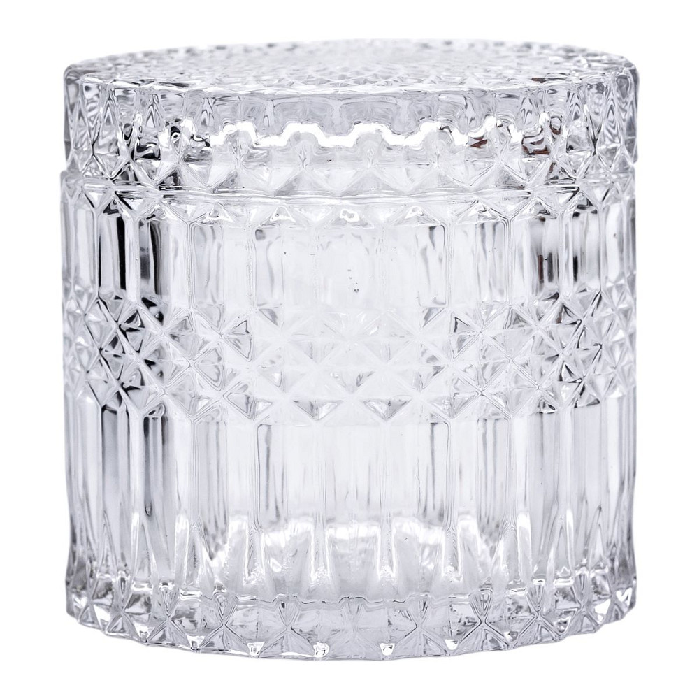 Цукерниця з кришкою я кругла скляна HP-4-100 Коломия - фото 2