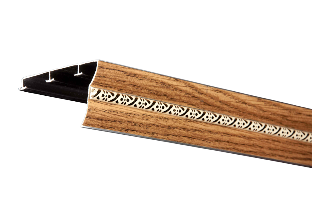 Алюминиевый карниз тройной БР-03 Дуб светлый Бровары - изображение 5